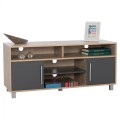 TV FURNITURE DANNA FK2202.04 MELAMINE IN SONAMA-GREY 120x40x55Hcm. TV FURNITURE DANNA FK2202.04 MELAMINE IN SONAMA-GREY 120x40x55Hcm.