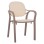 POLYPROPYLENE ARMCHAIR KHEM FK5820.02 CAPPUCCINO-BEIGE 57x57x83Hcm.