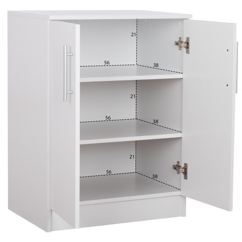 SHOE CABINET EMERIE MELAMINE WHITE 60x40x80Hcm.FK2206.05 SHOE CABINET EMERIE MELAMINE WHITE 60x40x80Hcm.FK2206.05