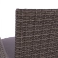 Armchair FK5685.01 Metallic with pillow Wicker grey 55x64x93cm Armchair FK5685.01 Metallic with pillow Wicker grey 55x64x93cm