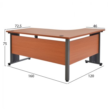 Professional left corner office FK2043.03L 160x120 Professional left corner office FK2043.03L 160x120