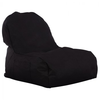 WATERPROOF POUF "CLOUD" FK5112.04 BLACK WITH UV PROTECTION 81x78x73H cm.