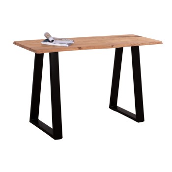 CONSOLE TABLE SOFIA SLIM FK8503.11 SOLID ACACIA WOOD IN NATURAL 130X45X76Hcm.