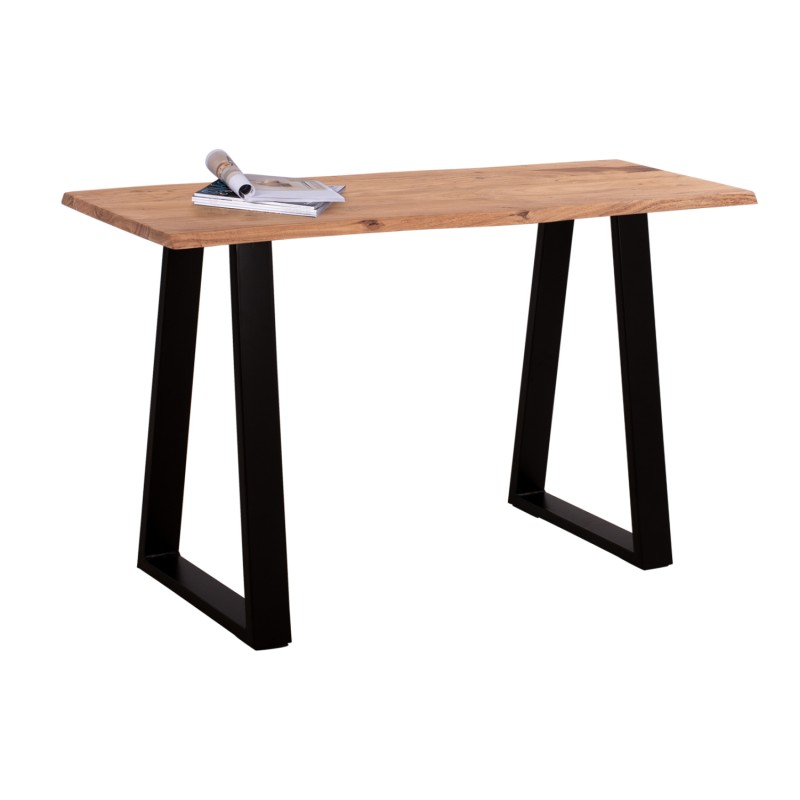 CONSOLE TABLE SOFIA SLIM FK8503.11 SOLID ACACIA WOOD IN NATURAL 130X45X76Hcm.