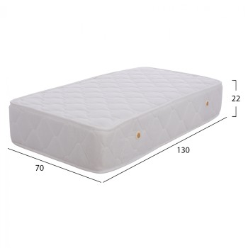 MATTRESS FOR CHILDREN “BABYCLOUD”, BONNELL SPRINGS, DOUBLE-SIDED, 70X130 CM MATTRESS FOR CHILDREN “BABYCLOUD”, BONNELL SPRINGS, DOUBLE-SIDED, 70X130 CM