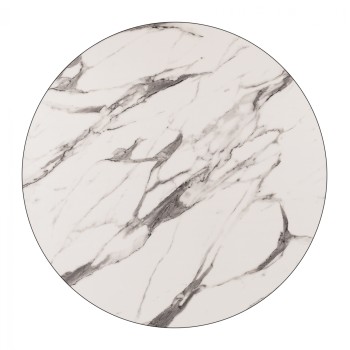 ΕΠΙΦΑΝΕΙΑ ΤΡΑΠΕΖΙΟΥ HPL FK5841.11 MARBLE WHITE-GREY Φ60 εκ. ΠΑΧΟΥΣ 12mm.