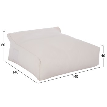 ΠΟΥΦ YAMIN 2ΑΤΟΜΩΝ ΜΕ TEXTILENE 600gr/m2 2X1 ΛΕΥΚΟ FK5773.11 140x140x40-60Υεκ. ΠΟΥΦ YAMIN 2ΑΤΟΜΩΝ ΜΕ TEXTILENE 600gr/m2 2X1 ΛΕΥΚΟ FK5773.11 140x140x40-60Υεκ.