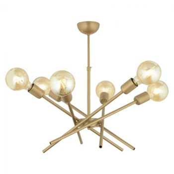 CEILING LIGHT METALLIC GOLD FK7401.02 60x70Y cm.