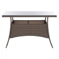 ΤΡΑΠΕΖΙ ΜΕΤΑΛΛΙΚΟ MILITARY RATTAN ΓΚΡΙ FK5141.31 120x70x75Υ εκ. ΤΡΑΠΕΖΙ ΜΕΤΑΛΛΙΚΟ MILITARY RATTAN ΓΚΡΙ FK5141.31 120x70x75Υ εκ.
