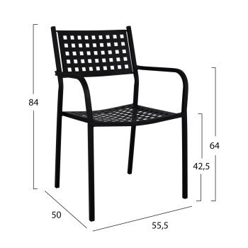 OUTDOOR DINING SET 5 PCS WITH MARBLE TABLE FK11717