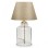 TABLE LAMP FK7583.03 GOLDEN CAP, TRANSPARENT BASE, GOLDEN PILLAR