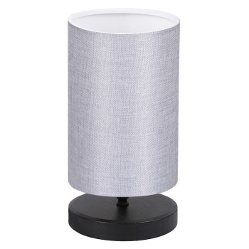 TABLE LAMP FK7595.03 BLACK BASE, LIGHT GREY CAP