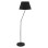 FLOOR STANDING LAMP FK7611.01 BLACK PILLAR, BLACK CAP