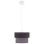 PENDANT CEILING LAMP FK7619.02 TWO-LAYER FABRIC DRUM, PLASTIC FRAME