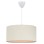 PENDANT CEILING LAMP FK7620.04 ECRU TEXTILE DRUM SHADE