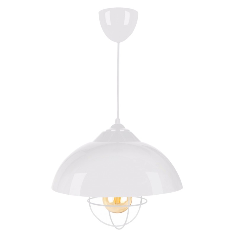 PENDANT CEILING LAMP FK7621.02 WHITE CAP, WHITE BULB GRID PENDANT CEILING LAMP FK7621.02 WHITE CAP, WHITE BULB GRID