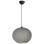 PENDANT CEILING LAMP FK7626.01 GREY SPHERE, KNITTED ROPE, INDOORS