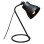 TABLE/DESKTOP LAMP FK7589.01 BLACK RING BASE, BLACK CAP