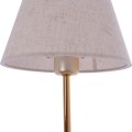 TABLE LAMP FK7600.02 GOLD BASE AND COLUMN, BLACK CAP TABLE LAMP FK7600.02 GOLD BASE AND COLUMN, BLACK CAP