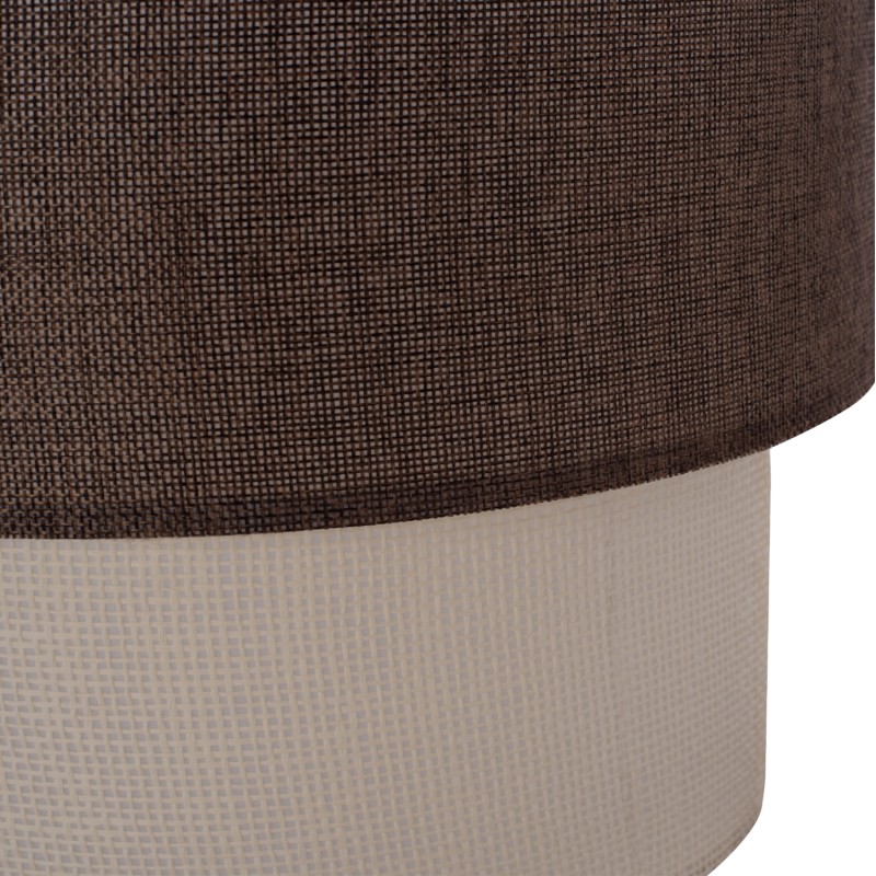 PENDANT CEILING LAMP FK7619.03 TWO-LAYER FABRIC DRUM, PLASTIC FRAME PENDANT CEILING LAMP FK7619.03 TWO-LAYER FABRIC DRUM, PLASTIC FRAME