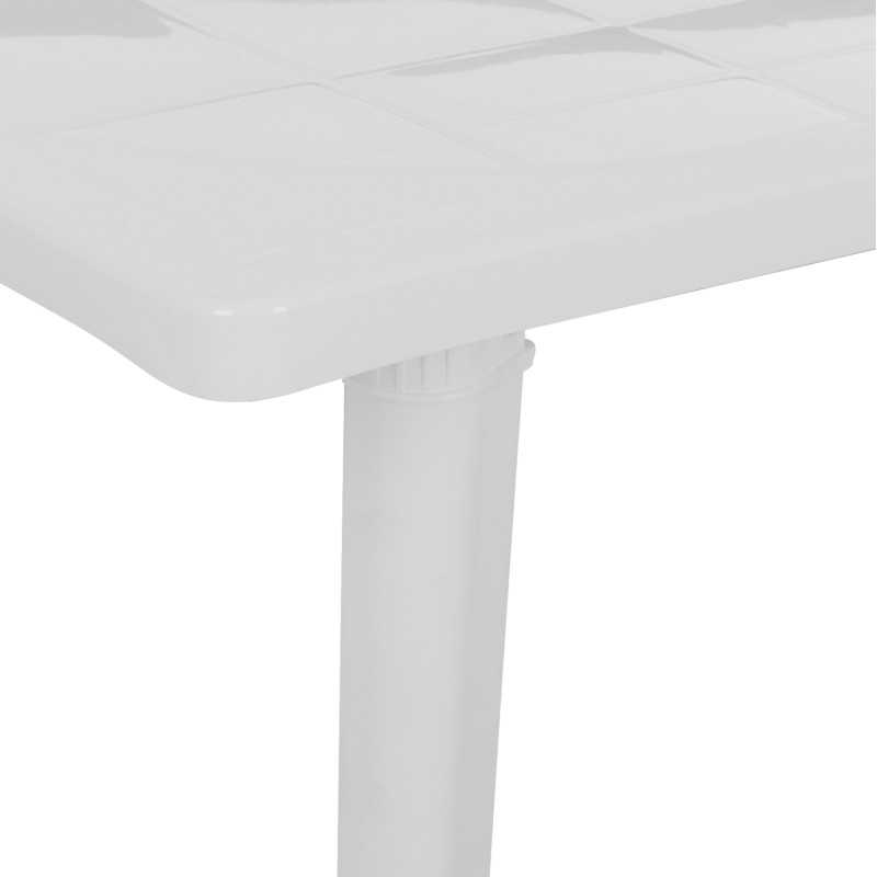 WHITE POLYPROPYLENE TABLE 0601010 WHITE POLYPROPYLENE TABLE 0601010