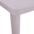 WHITE POLYPROPYLENE TABLE 0601010 WHITE POLYPROPYLENE TABLE 0601010