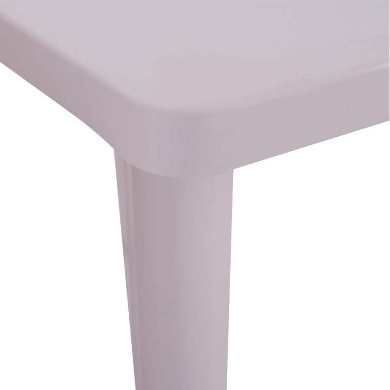WHITE POLYPROPYLENE TABLE 0601010 WHITE POLYPROPYLENE TABLE 0601010