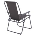 BEACH CHAIR FK5148.01, GREY FABRIC, METAL FRAME, HIGH BACK BEACH CHAIR FK5148.01, GREY FABRIC, METAL FRAME, HIGH BACK