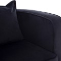 TIANA ARMCHAIR WITH GOLD METAL FRAME AND LOW BACK IN A SEMI-CIRCULAR ARRANGEMENT FK8738.04