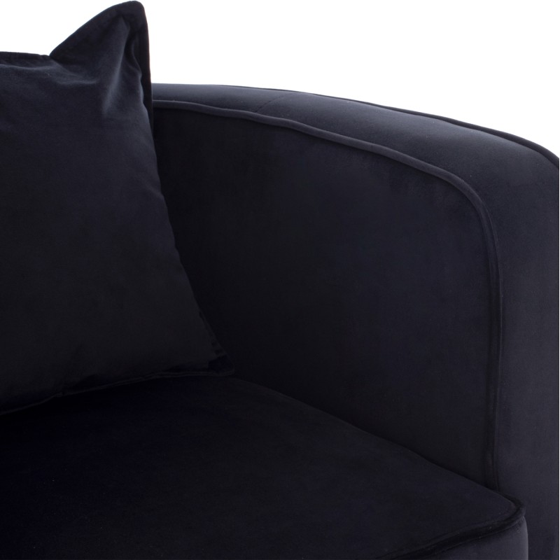 TIANA ARMCHAIR WITH GOLD METAL FRAME AND LOW BACK IN A SEMI-CIRCULAR ARRANGEMENT FK8738.04