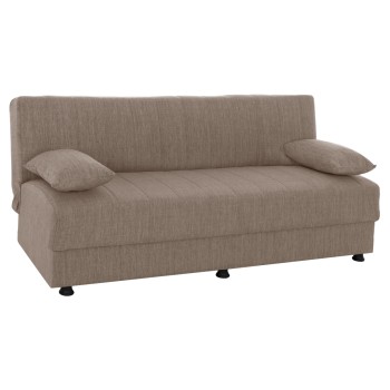 FK3239.04 ANDRI three-seater sofa-bed, beige fabric, short legs, without arms