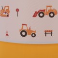 PENDANT CEILING LAMP BALOO FK7572.04 KIDS’ ROOM DOUBLE WHITE-YELLOW WHITE DRUM SHADE