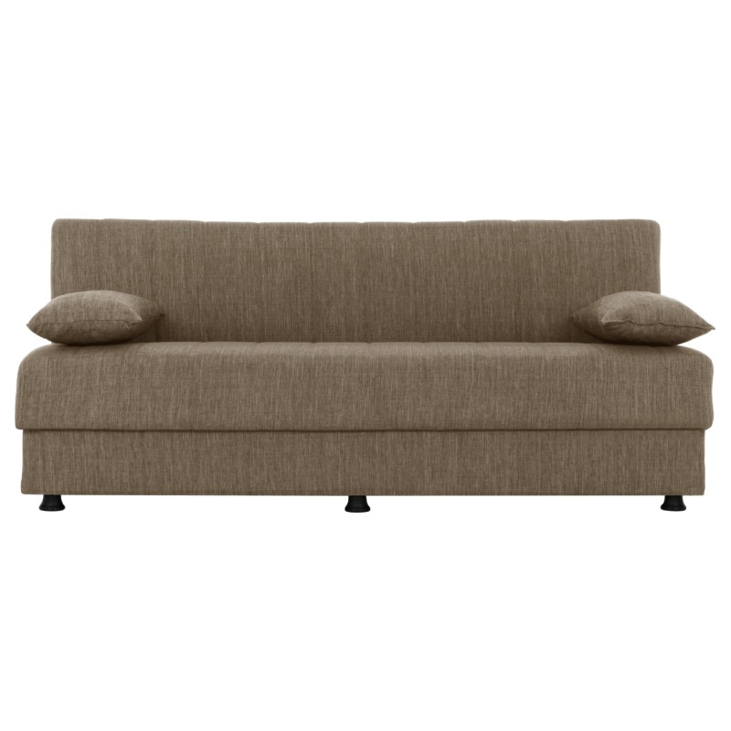 FK3239.02 ANDRI three-seater sofa-bed, brown fabric FK3239.02 ANDRI three-seater sofa-bed, brown fabric
