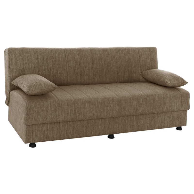 FK3239.02 ANDRI three-seater sofa-bed, brown fabric FK3239.02 ANDRI three-seater sofa-bed, brown fabric