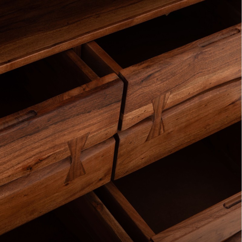 Drawer Fansi 3 Drawer FK8474.11 from solid acacia wood 80Χ35Χ86 Drawer Fansi 3 Drawer FK8474.11 from solid acacia wood 80Χ35Χ86