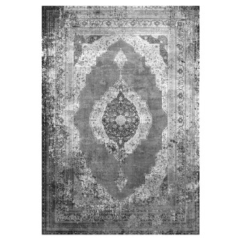 FK7675.07,160X230cm,JOSIANE carpet,grey,vintage, fringes