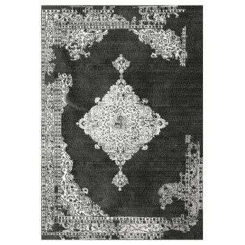 JOSIANE, FK7676.12 80X150cm, grey vintage carpet, fringes