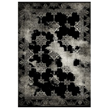 JOSIANE, black area rug, FK7676.17 80x150cm