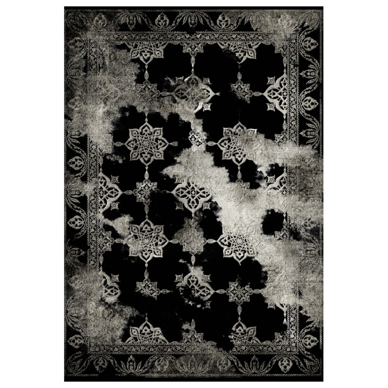 JOSIANE, black area rug, FK7676.17 80x150cm JOSIANE, black area rug, FK7676.17 80x150cm