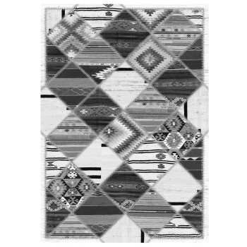 FK7676.21 80x150cm, vintage ethnic carpet, grey