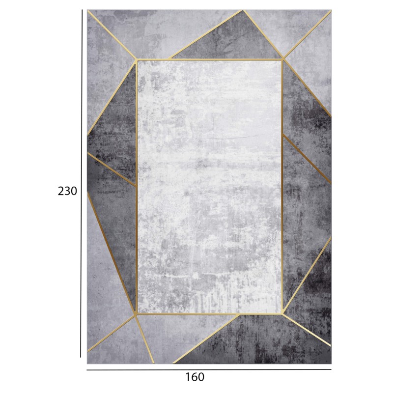 FK7675.23 160X230cm, grey-white carpet, JOSIANE, FRINGES FK7675.23 160X230cm, grey-white carpet, JOSIANE, FRINGES