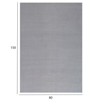 FK7672.02 80Χ150cm, light grey carpet, with fringes