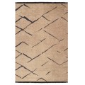 FK7674.01 160Χ230cm, light brown-black carpet with self-fringes FK7674.01 160Χ230cm, light brown-black carpet with self-fringes