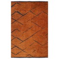 FK7674.04 160Χ230cm, bronze-black carpet with self-fringes FK7674.04 160Χ230cm, bronze-black carpet with self-fringes