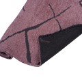 FK7674.06 160Χ230cm, dusty pink-black carpet with self-fringes FK7674.06 160Χ230cm, dusty pink-black carpet with self-fringes