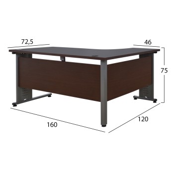 Office set 3 pieces in wenge color FK10203.02L