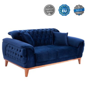 FK3250.18 BENNINGTON, 2-SEATER SOFA-BED, BLUE