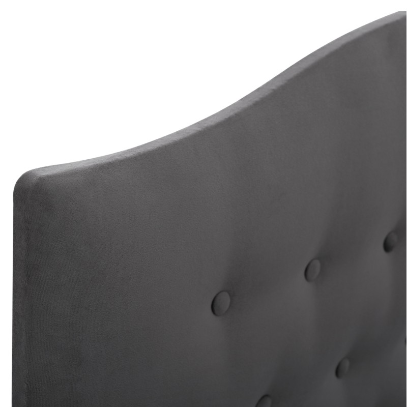 FK638.10 MALENA bed, grey velvet, 150x200 FK638.10 MALENA bed, grey velvet, 150x200