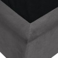 FK638.10 MALENA bed, grey velvet, 150x200 FK638.10 MALENA bed, grey velvet, 150x200