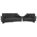 FK11748.03 sofa-bed set of 3-seater and 2-seater, grey FK11748.03 sofa-bed set of 3-seater and 2-seater, grey